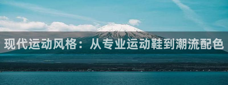 米兰体育官方正版app娱乐:现代运动风格:从专业运动鞋到潮流